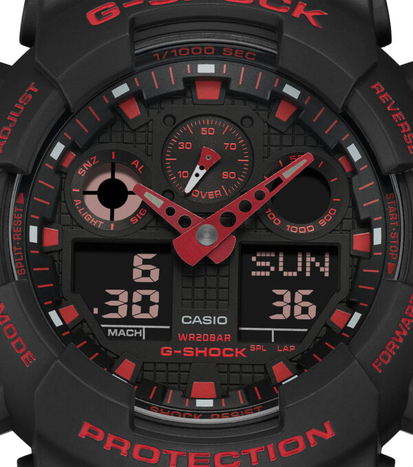 Годинник Casio G-SHOCK Classic GA-100BNR-1AER - Зображення 6